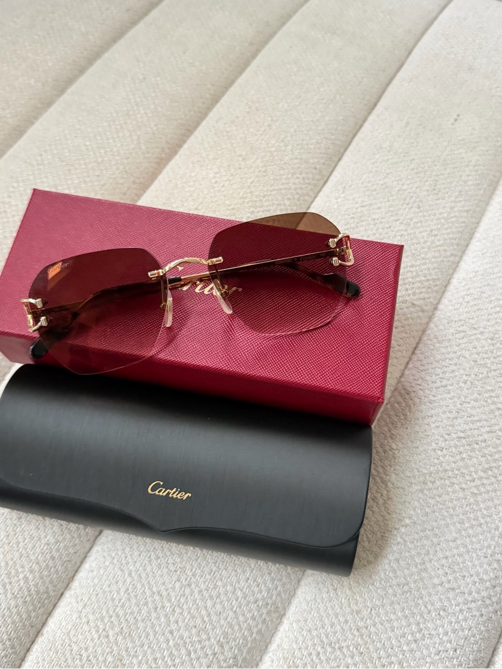 Cartier Rimless Sunglasses - Picture 6 of 13